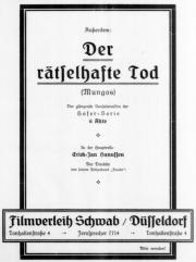 RTSELHAFTE TOD (MUNGOS), DER